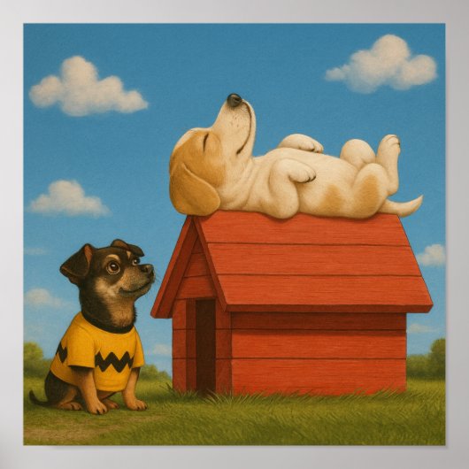 "It's a Dogs Life" Poster (Voorkant)