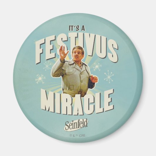 It's a Festivus Miracle Magneet (Voorkant)