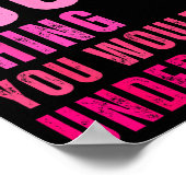 It's A Foo Thing You Wouldn't Understand Foo  Poster (Hoek)