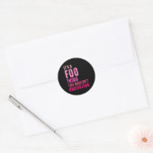 It's A Foo Thing You Wouldn't Understand Foo  Ronde Sticker (Envelop)