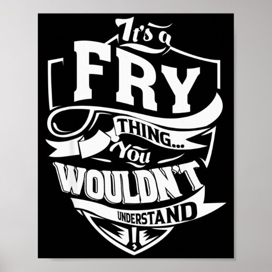 It's A Fry Thing  Poster (Voorkant)