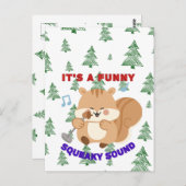 It's A Funny Squeaky Sound Briefkaart (Voorkant / Achterkant)
