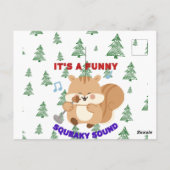 It's A Funny Squeaky Sound Briefkaart (Achterkant)