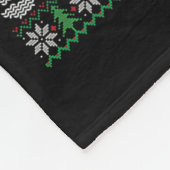 It's A Funny Squeaky Sound Christmas Squirrel Swea Fleece Deken (Hoek)