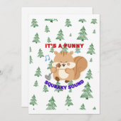 It's A Funny Squeaky Sound Feestdagenkaart (Voorkant / Achterkant)