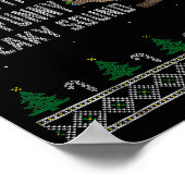 Its A Funny Squeaky Sound Funny Squirrel Christmas Poster (Hoek)