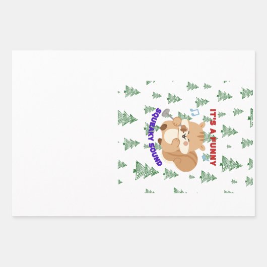 It's A Funny Squeaky Sound Inpakpapier Vel (Voorkant 2)