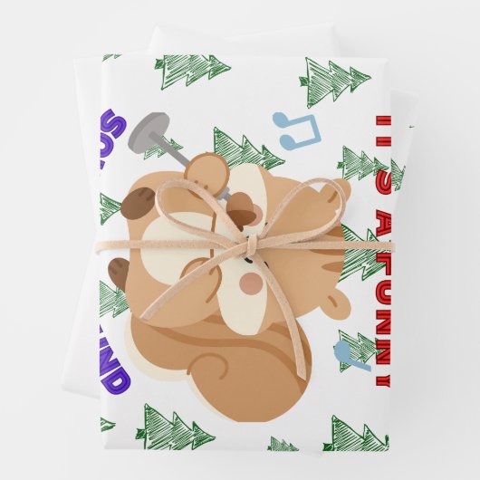 It's A Funny Squeaky Sound Inpakpapier Vel (In situ)