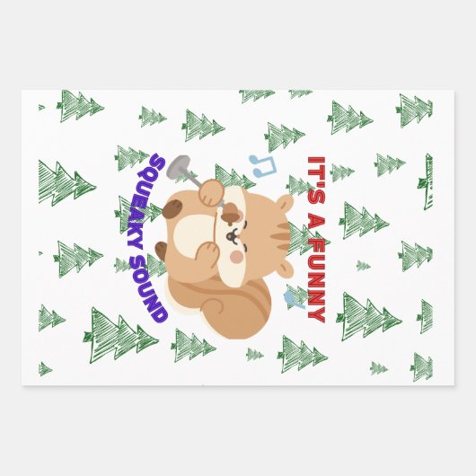 It's A Funny Squeaky Sound Inpakpapier Vel (Voorkant)