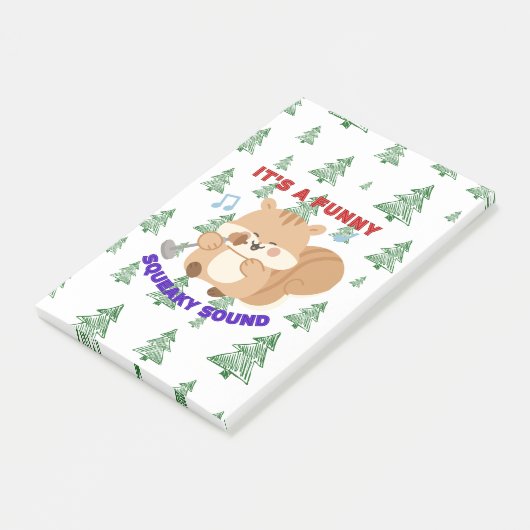 It's A Funny Squeaky Sound Post-it® Notes (Schuin)