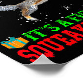 It's A Funny Squeaky Sound Shirt Christmas Squirre Poster (Hoek)
