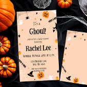 It's a Ghoul Halloween Baby Shower Uitnodiging