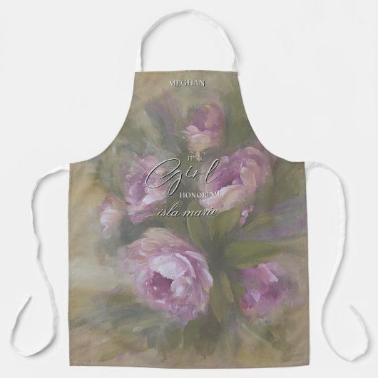 It's A GIRL (3sizes) Schort (Voorkant)