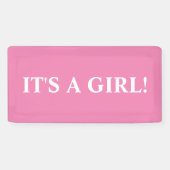 IT'S A GIRL! BANNER (Horizontaal)