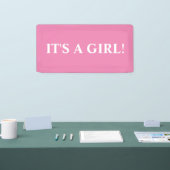 IT'S A GIRL! BANNER (Beurs)