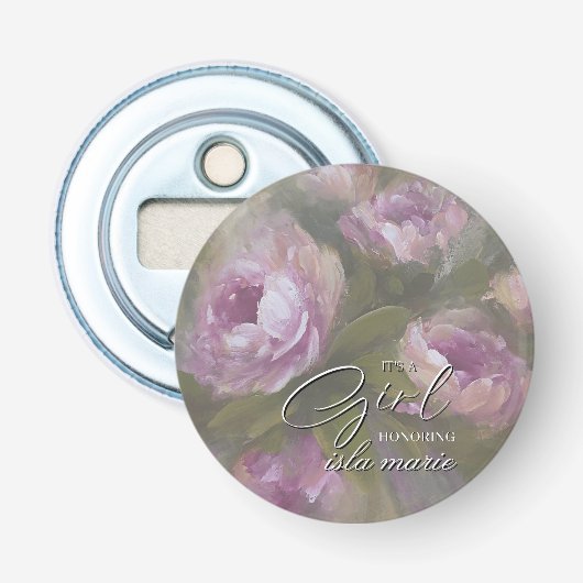 It's A Girl Button Flesopener (Voorkant)