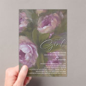 It's A Girl - Invitation Acryl Uitnodigingen (Insitu (Draagbaar))