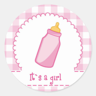 its a girl ronde sticker