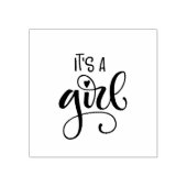 Its a girl stamp rubberstempel (Afrduk)