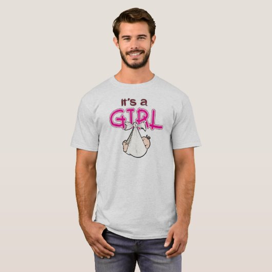 It's a Girl T-shirt (Voorkant volledig)