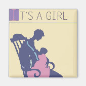 <It's a Girl>van Steve Collier Magneet (Voorkant)