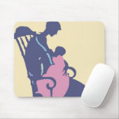 <It's a Girl>van Steve Collier Muismat (Met muis)