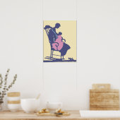 <It's a Girl>van Steve Collier Poster (Keuken)