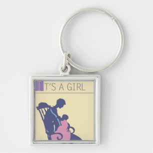 <It's a Girl>van Steve Collier Sleutelhanger