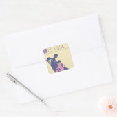 <It's a Girl>van Steve Collier Vierkante Sticker (Envelop)