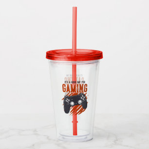 It's a good day for gaming - Voor gamers Acryl Drinkbeker