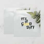 It's a good day kaart (Voorkant / Achterkant)