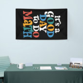 It's A Good Day to Do Math Teacher Inspirational Spandoek (Beurs)