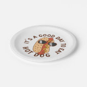 It's A Good Day To Eat Hot Dog Papieren Bordje (Gekanteld)