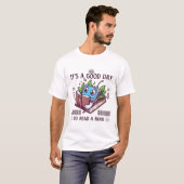 It's a good day to read a book t-shirt (Voorkant volledig)