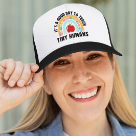 It's a Good Day to Teach Tinny Humans Cute Teacher Trucker Pet