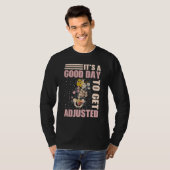 It's A Good Days To Get Adjusted Chiropractic Stud T-shirt (Voorkant volledig)