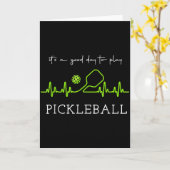 It's A Good Days To Play Ckleball Player Ckleball  Kaart (Gele Bloem)