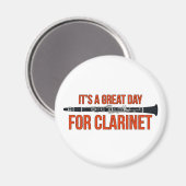 It's A Great Day for Clarinet Magneet (Voorkant / Achterkant)
