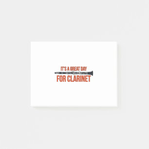 It's A Great Day for Clarinet Post-it® Notes