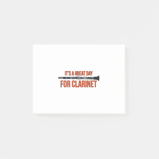 It's A Great Day for Clarinet Post-it® Notes (Voorkant)