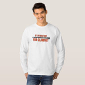 It's A Great Day for Clarinet T-shirt (Voorkant volledig)