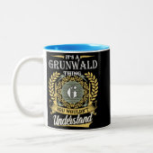  It's A Grunwald Thing You Couldn't Understand Tweekleurige Koffiemok (Links)