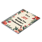 It's a Joy Thing You Wouldn't Understand Notitieboek (Linkerzijde)