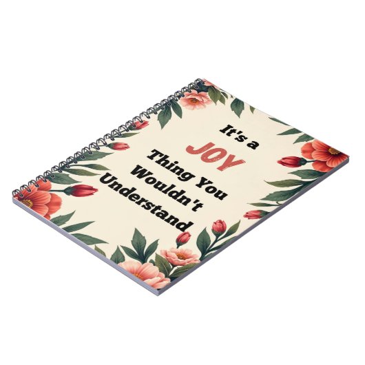 It's a Joy Thing You Wouldn't Understand Notitieboek (Linkerzijde)