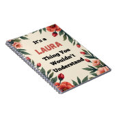 It's a Laura Thing You Wouldn't Understand Notitieboek (Rechterzijde)