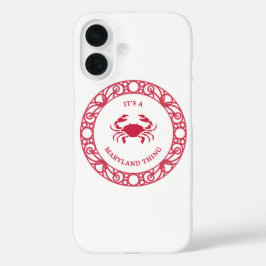IT'S A MARYLAND THING (CRABS) iPhone / iPad-hoesje 16 Hoesje