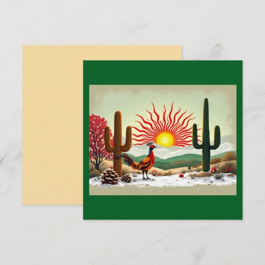 It's A New Mexico Christmas Kaart (Voorkant / Achterkant)