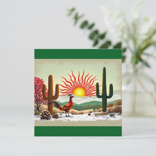 It's A New Mexico Christmas  Kaart (Staand voorkant)