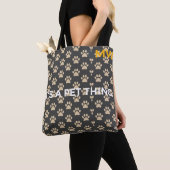 It's a Pet Thing Paw Pattern Tote Bag (Dichtbij)