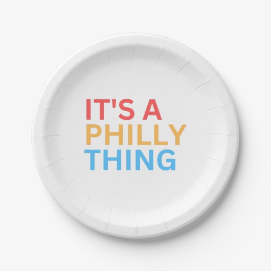 IT'S A PHILLY THING PAPIEREN BORDJE (Voorkant)
